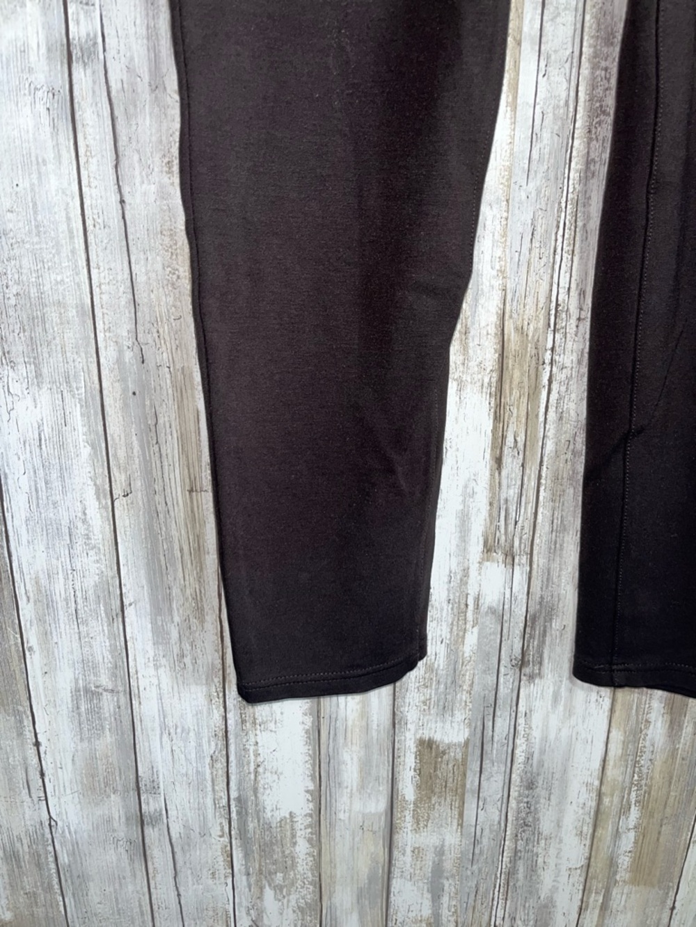 Liverpool Sienna Pull-On Leggings Size 12 Black Ponte Knit Slim Work Pants - Picture 2 of 7